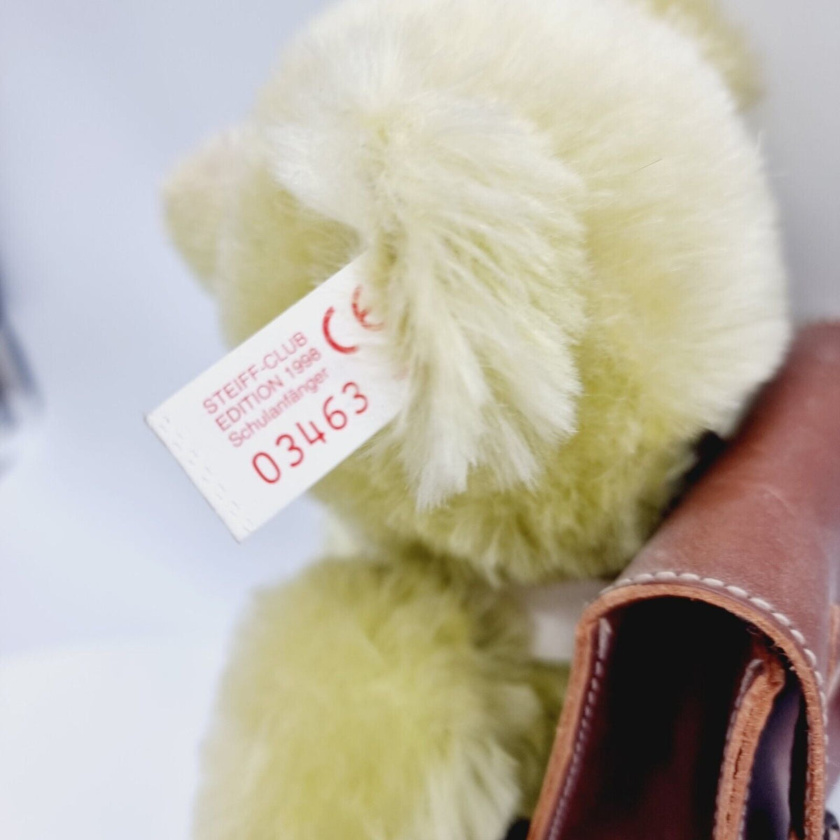 Steiff 420139 Schulanfänger Teddybär grün 30 cm Club Edition 1998