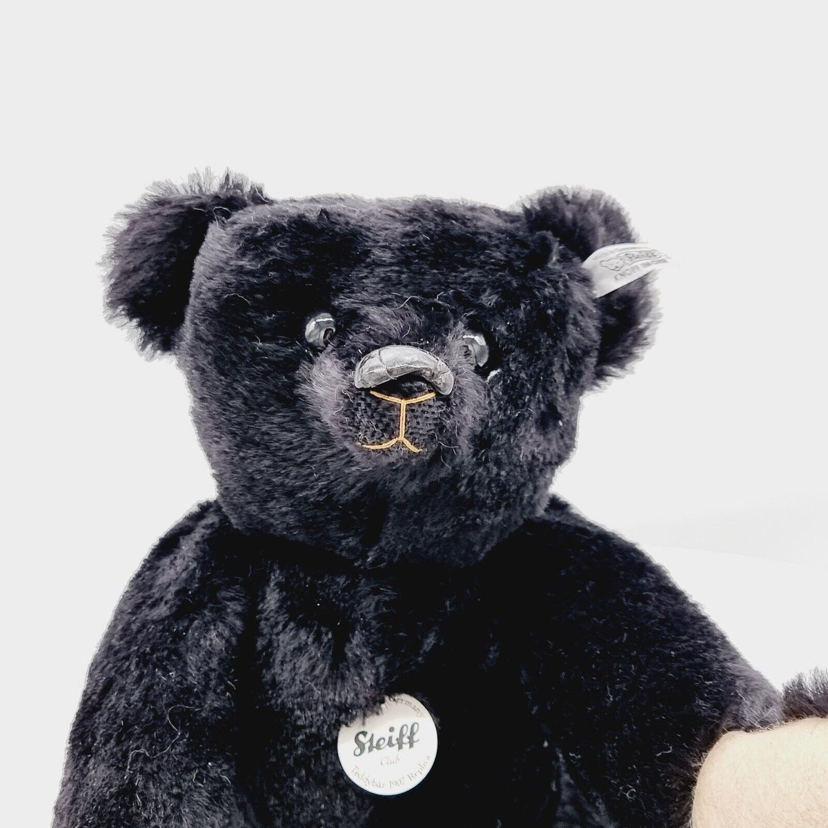 Steiff 420825 Teddybär schwarz Replica 1907 limitiert 3000 aus 2008 40 cm Mohair