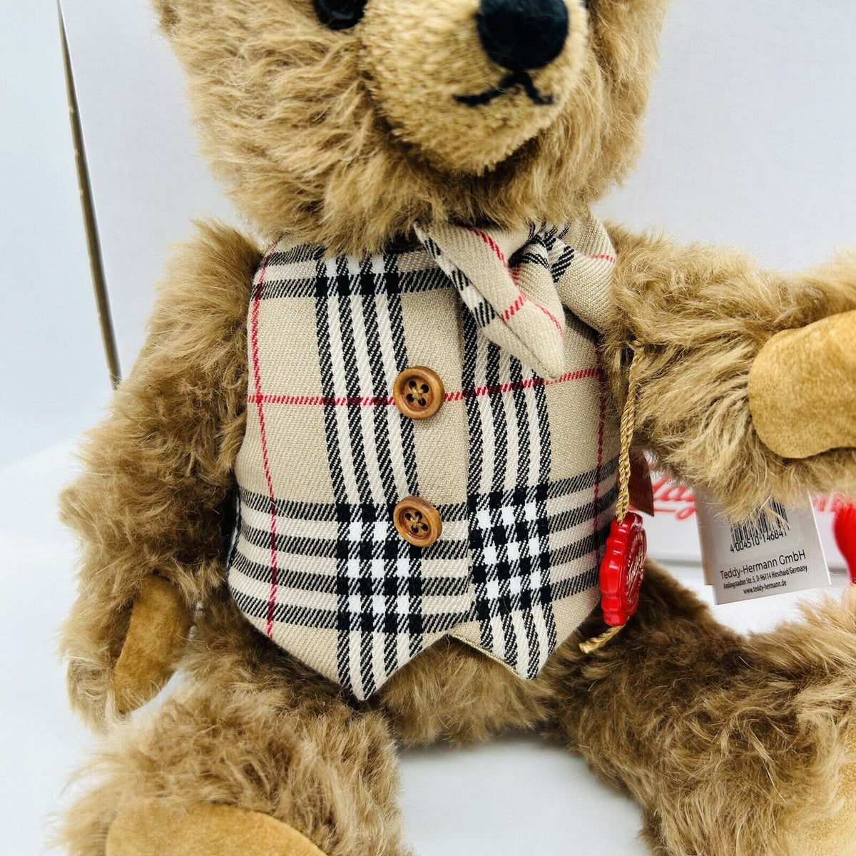 Hermann 146841 Teddybär Chuck limitiert 100 32 cm Mohair
