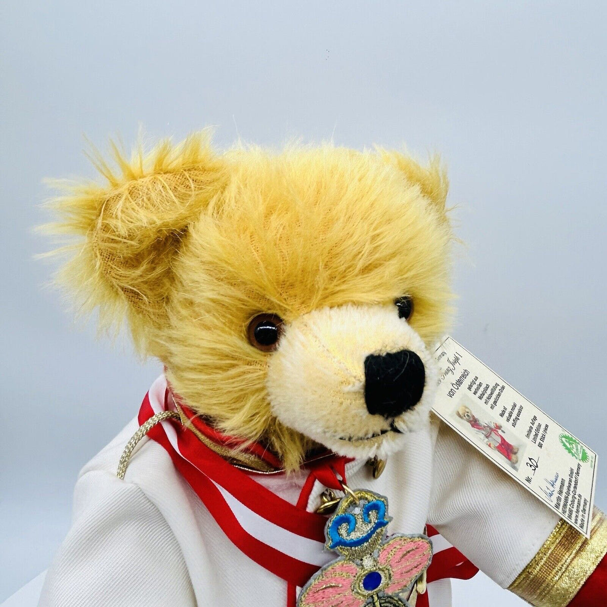 Hermann Coburg Teddybär Kaiser Franz Joseph limitiert 500 40 cm Mohair