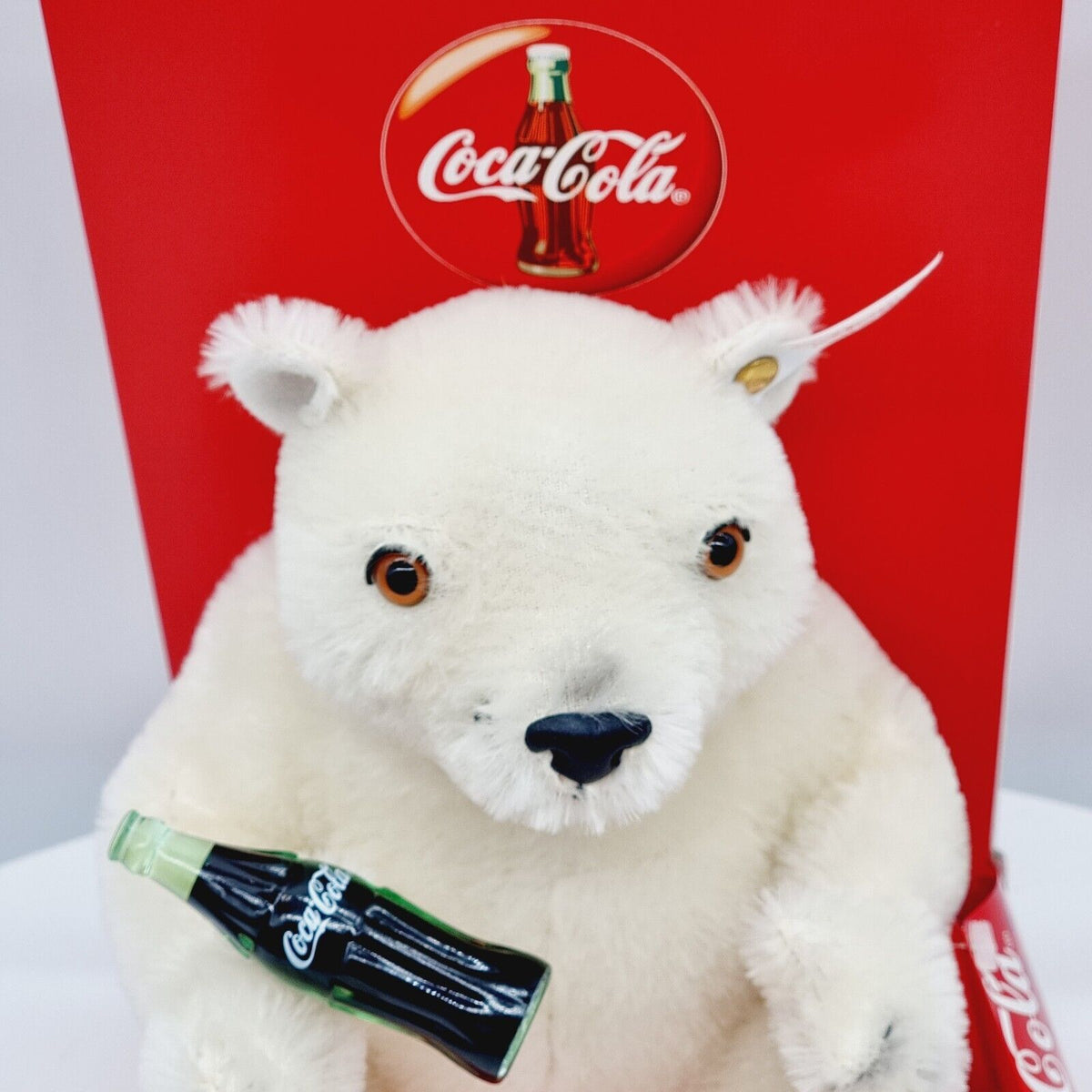 Steiff 666032 Coca Cola Polar Teddybär Cub limitiert 10000 Jahr 2000