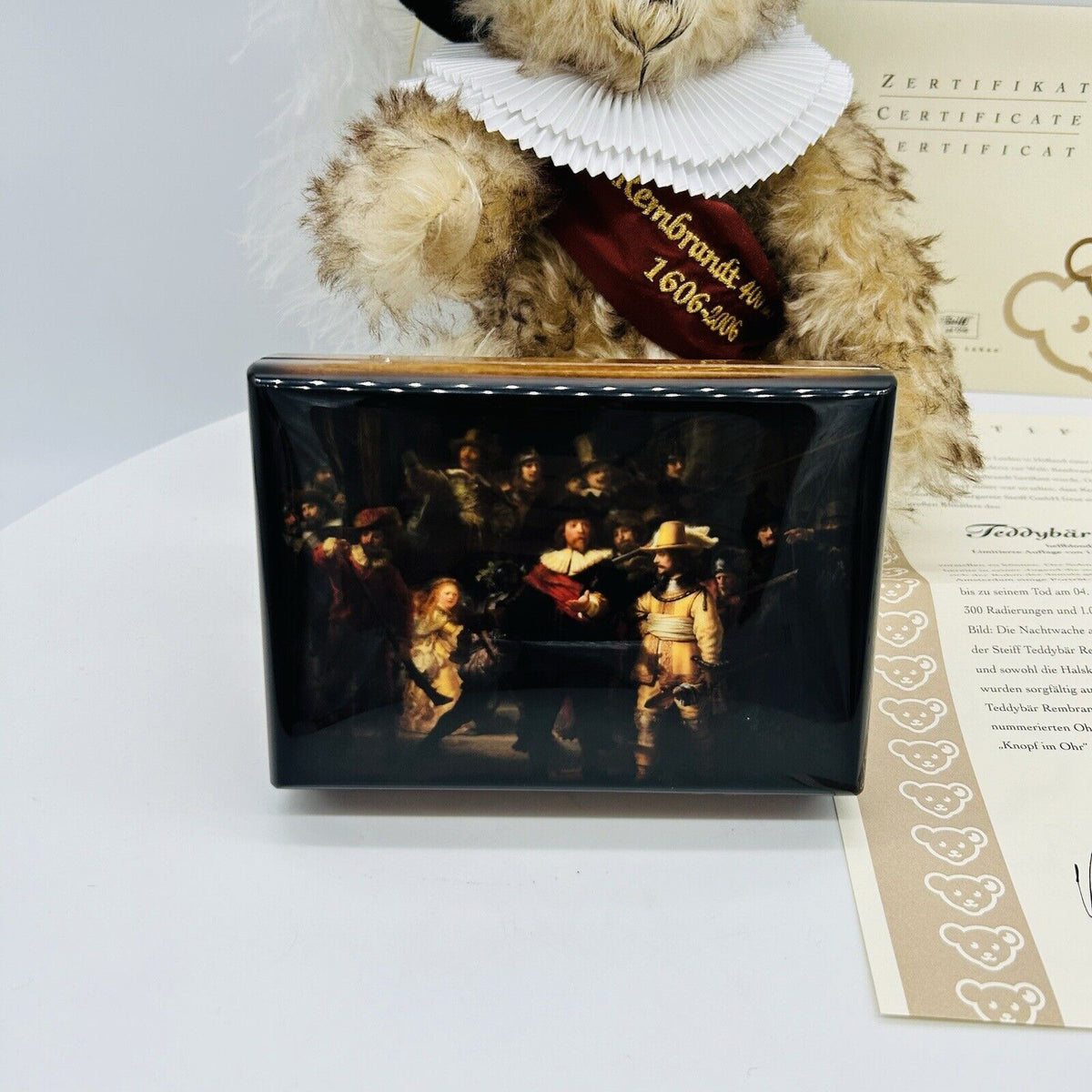 Nr. 30! Steiff 657610 Teddybär Rembrandt limitiert 1500 aus 2006 30 cm Mohair