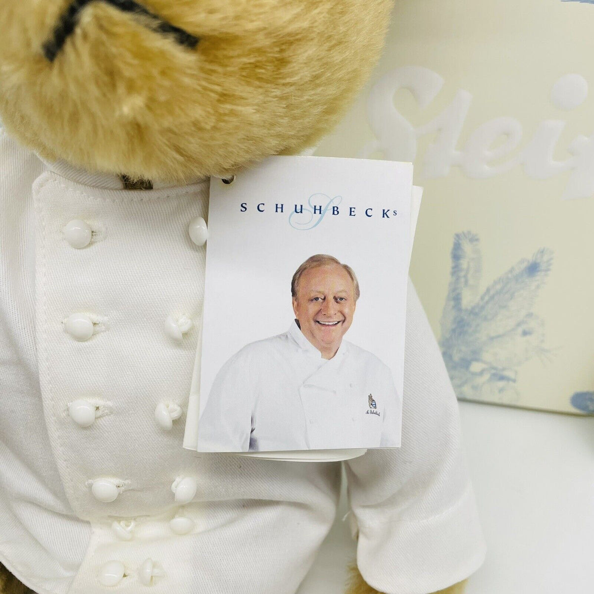 Steiff Teddybär Koch Alfons Schuhbeck 990236 limitiert 1500 aus 2013 32cm Mohair