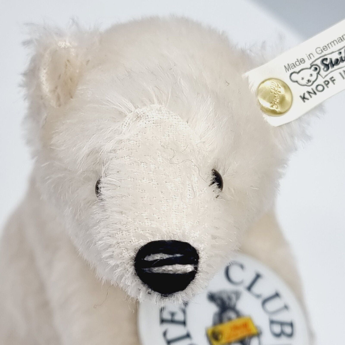 Steiff 420177 Eisbär auf Rädern 22 cm Club Edition 1999 mit Porzellanmarke