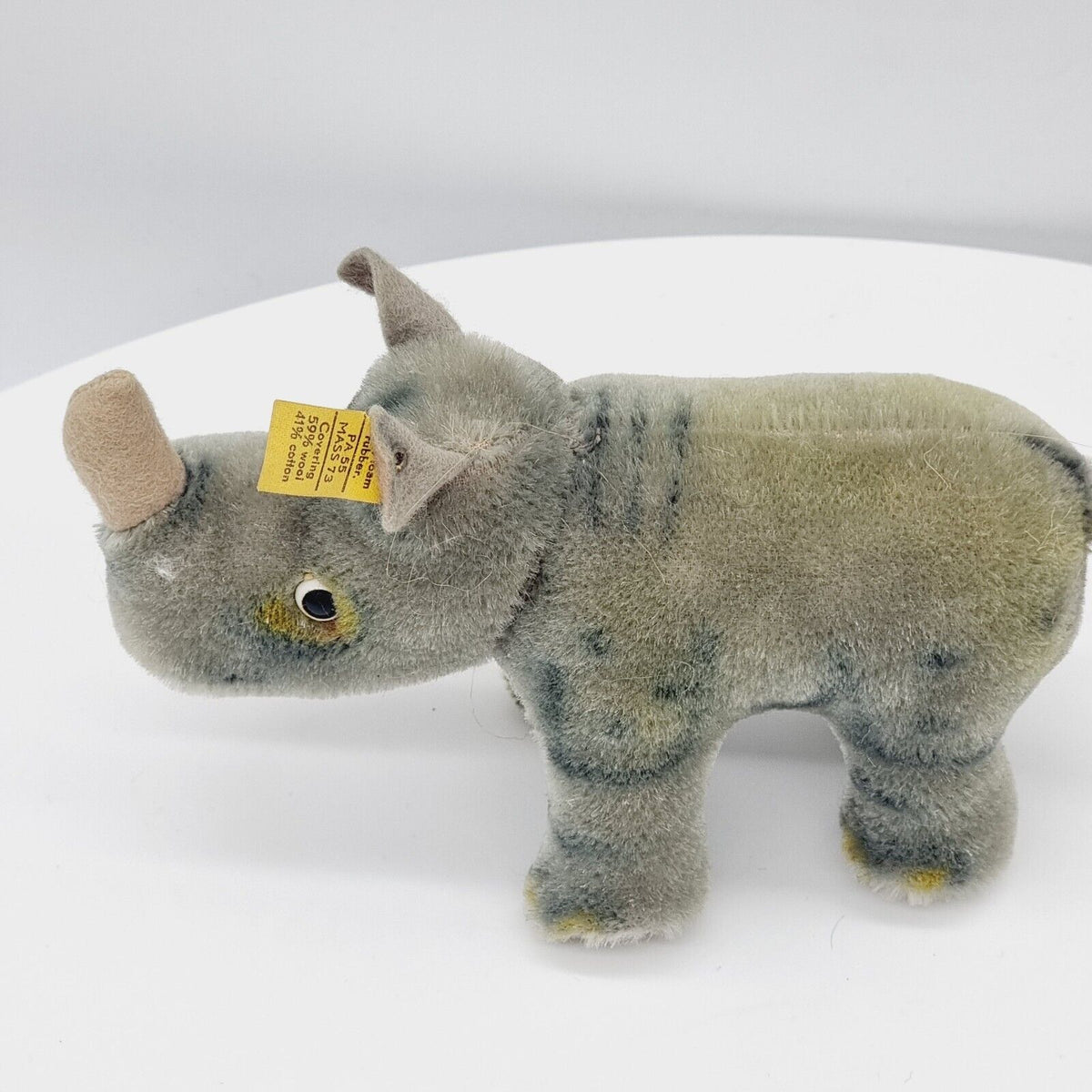 Steiff 1100/14 Nilpferd 14 cm grau