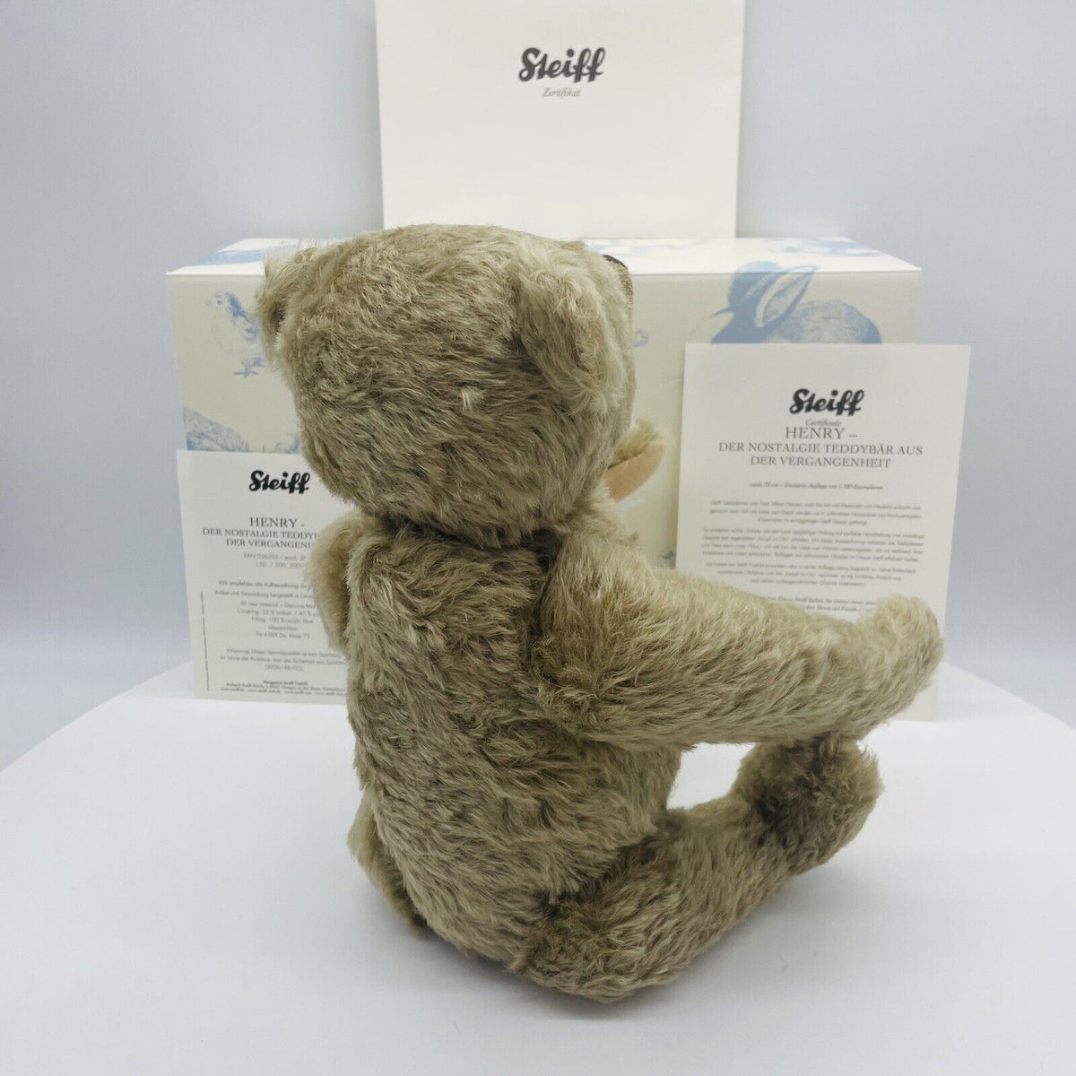 Steiff Teddybär Henry der nostalgische Bär 036392 limitiert 1500 aus 2009 38cm