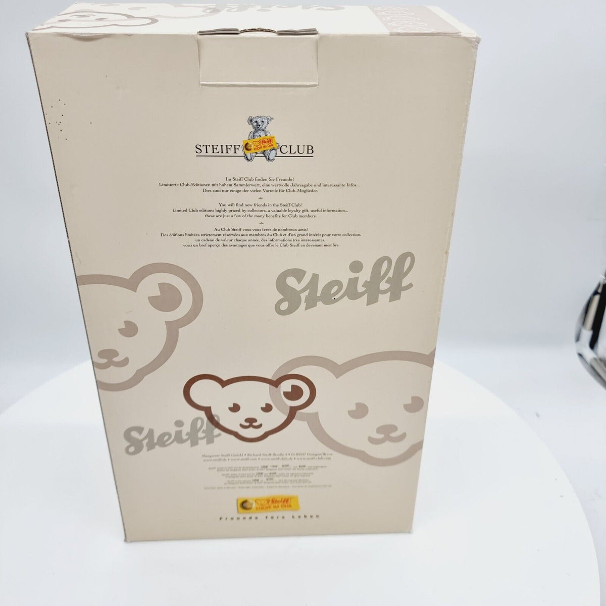 Steiff 408557 Teddybär rose Replica 1908 limitiert 3000 aus 2007 35 cm