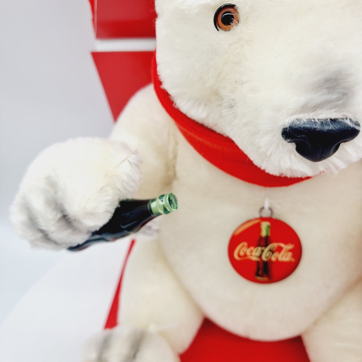 Steiff 670336 Eisbär Coca Cola 35 cm Polarbär 1999