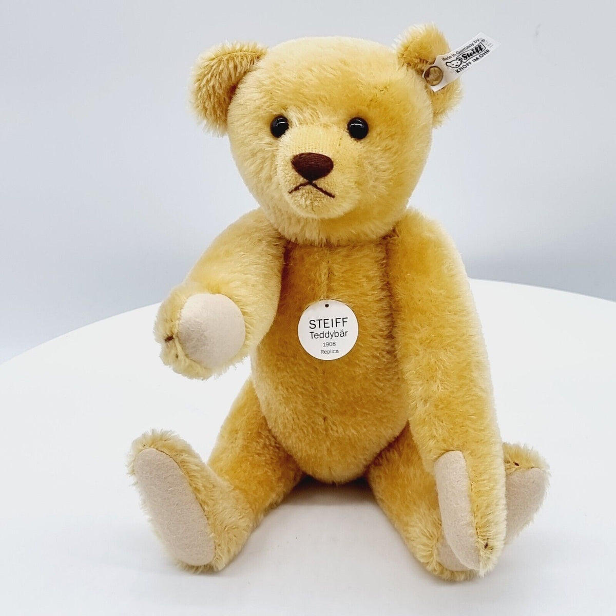 Steiff 406751 Teddybär 1908 Replica gelb limitiert 3000 35 cm Mohair