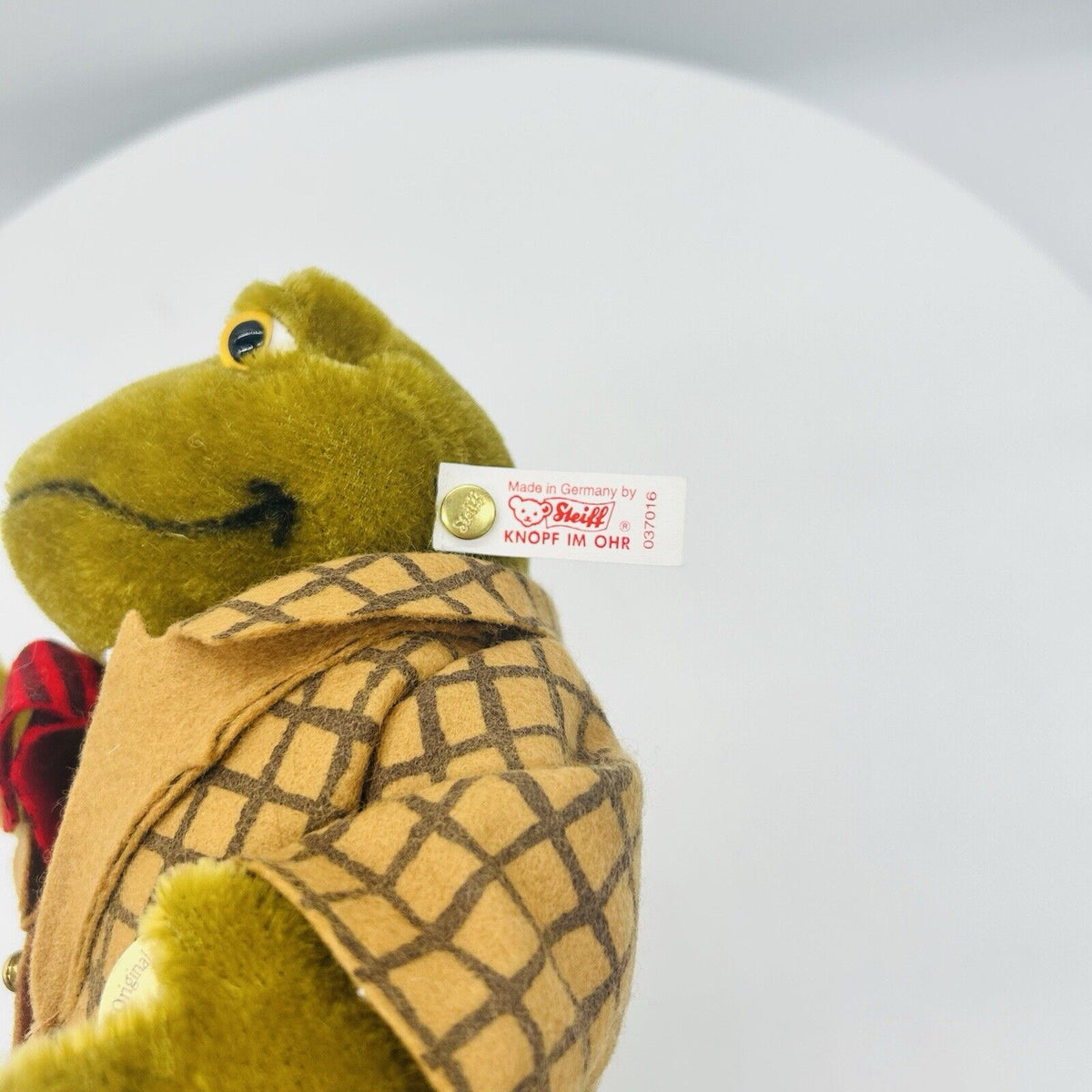 Steiff 037016 Kröte Toad aus The Wind in the Willows limitiert 4000 aus 1998