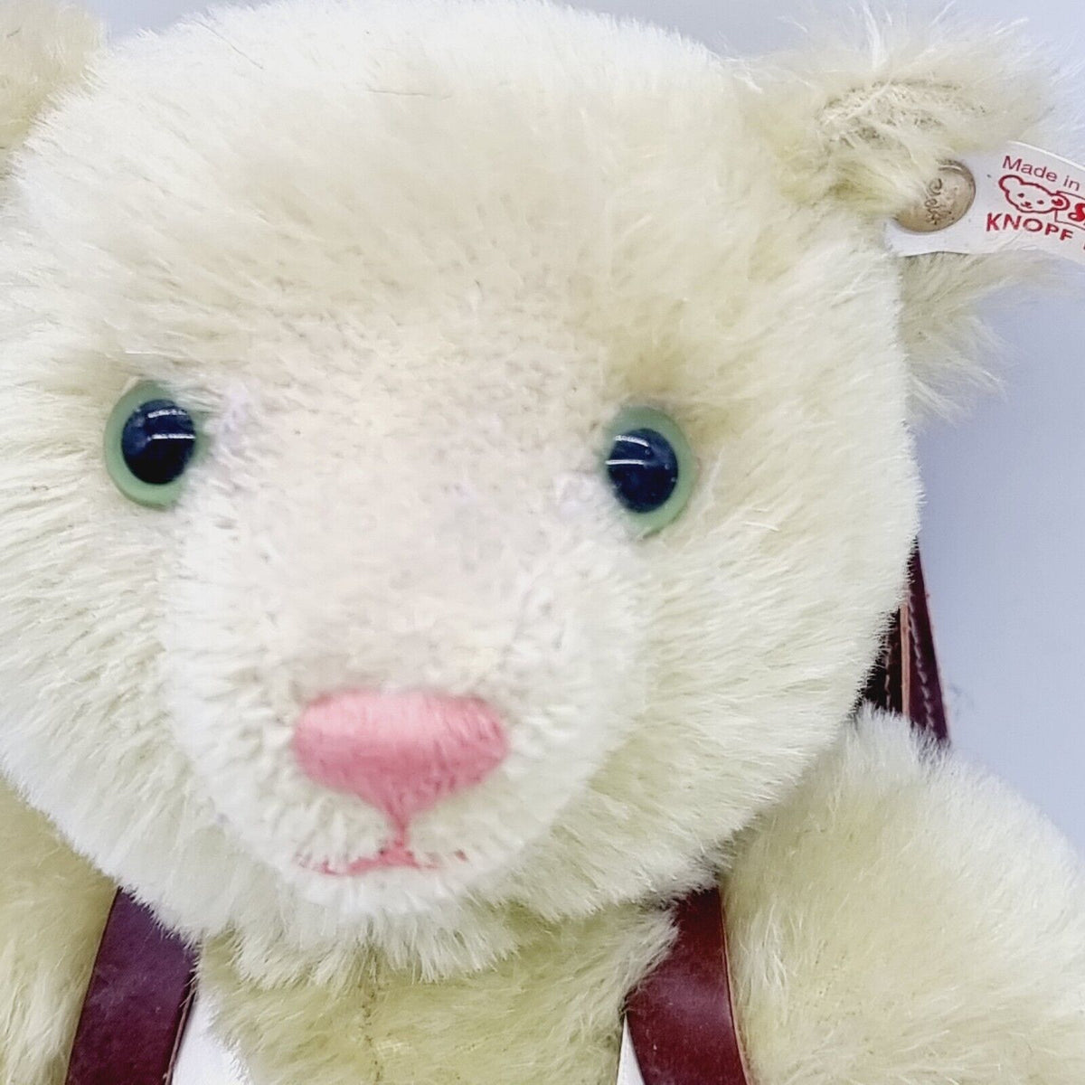 Steiff 420139 Schulanfänger Teddybär grün 30 cm Club Edition 1998