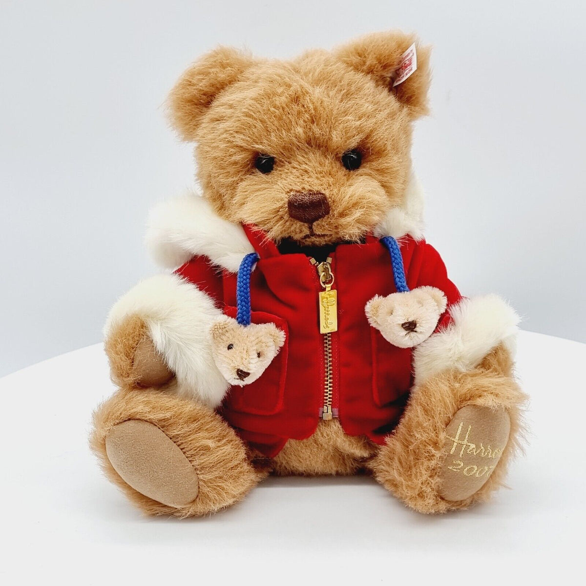 Steiff 662751 Teddybär Benjamin für Harrods limitiert 1500 aus 2007 35 cm Alpaca
