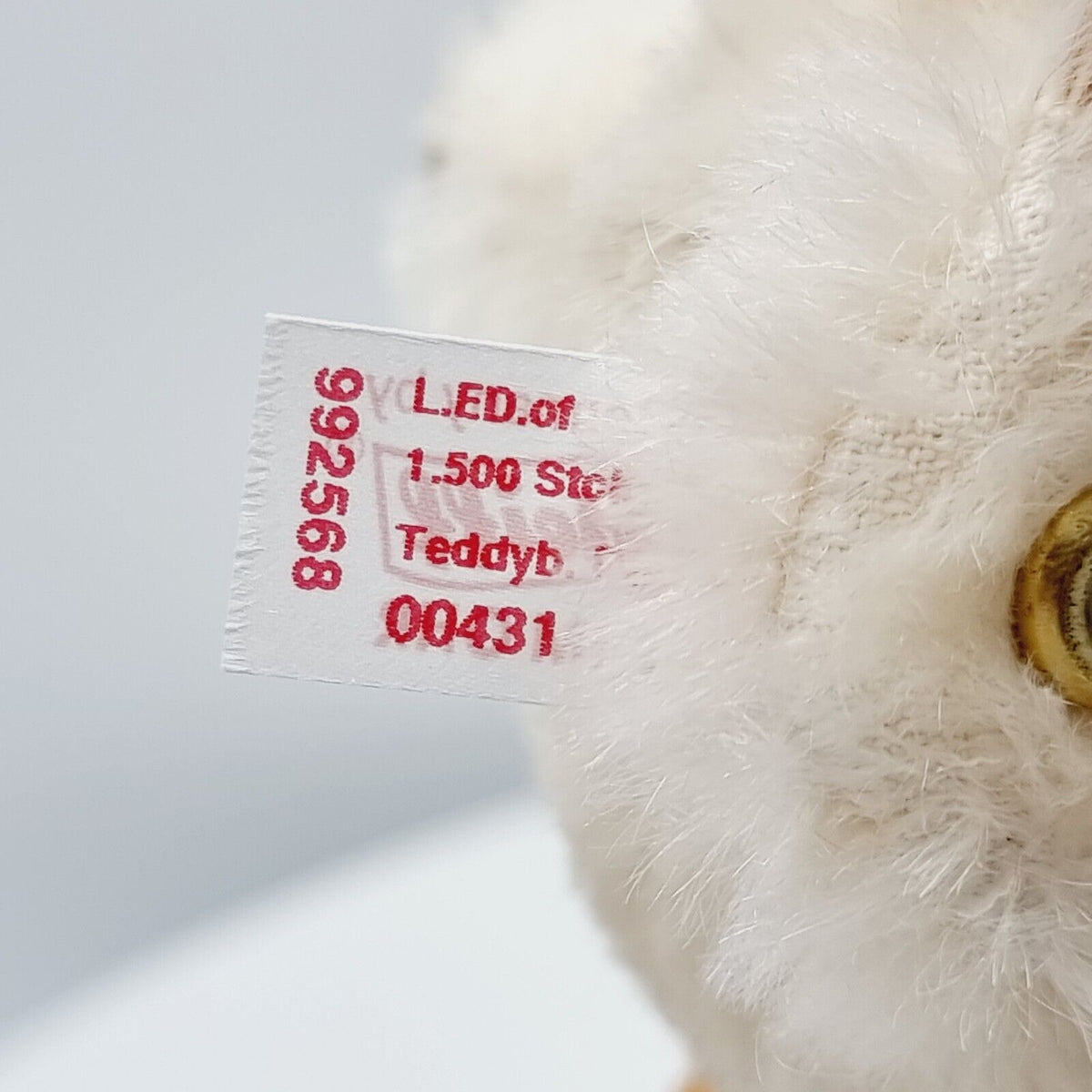 Steiff 992568 Teddybär Papst limitiert 1500 aus 2007 29 cm Mohair