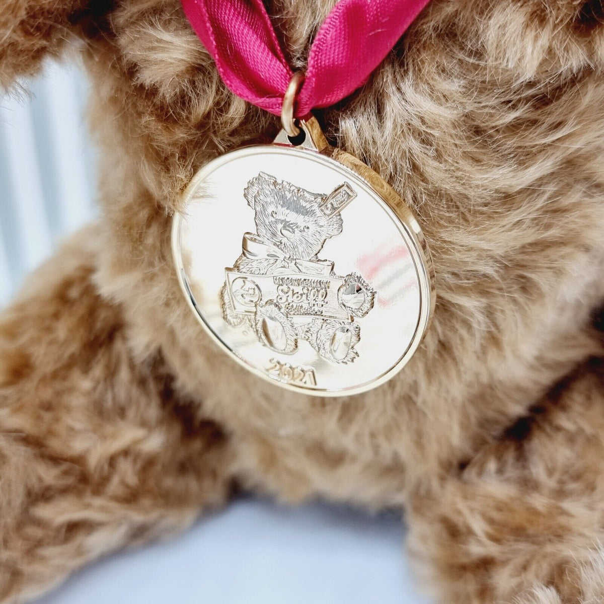 Steiff Danbury Mint 690624 Teddybär Year Bear 2021 limitiert 2021 30 cm Mohair