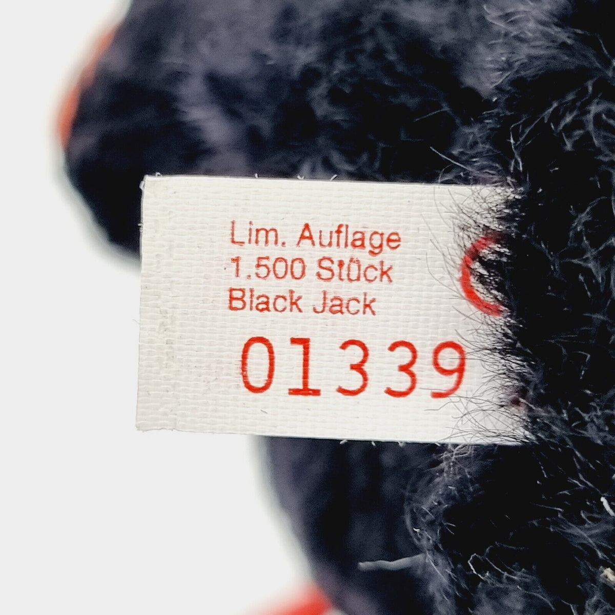 Steiff 660085 Black Jack Teddybär limitiert 1500 Exemplare 32 cm Jahr 2000