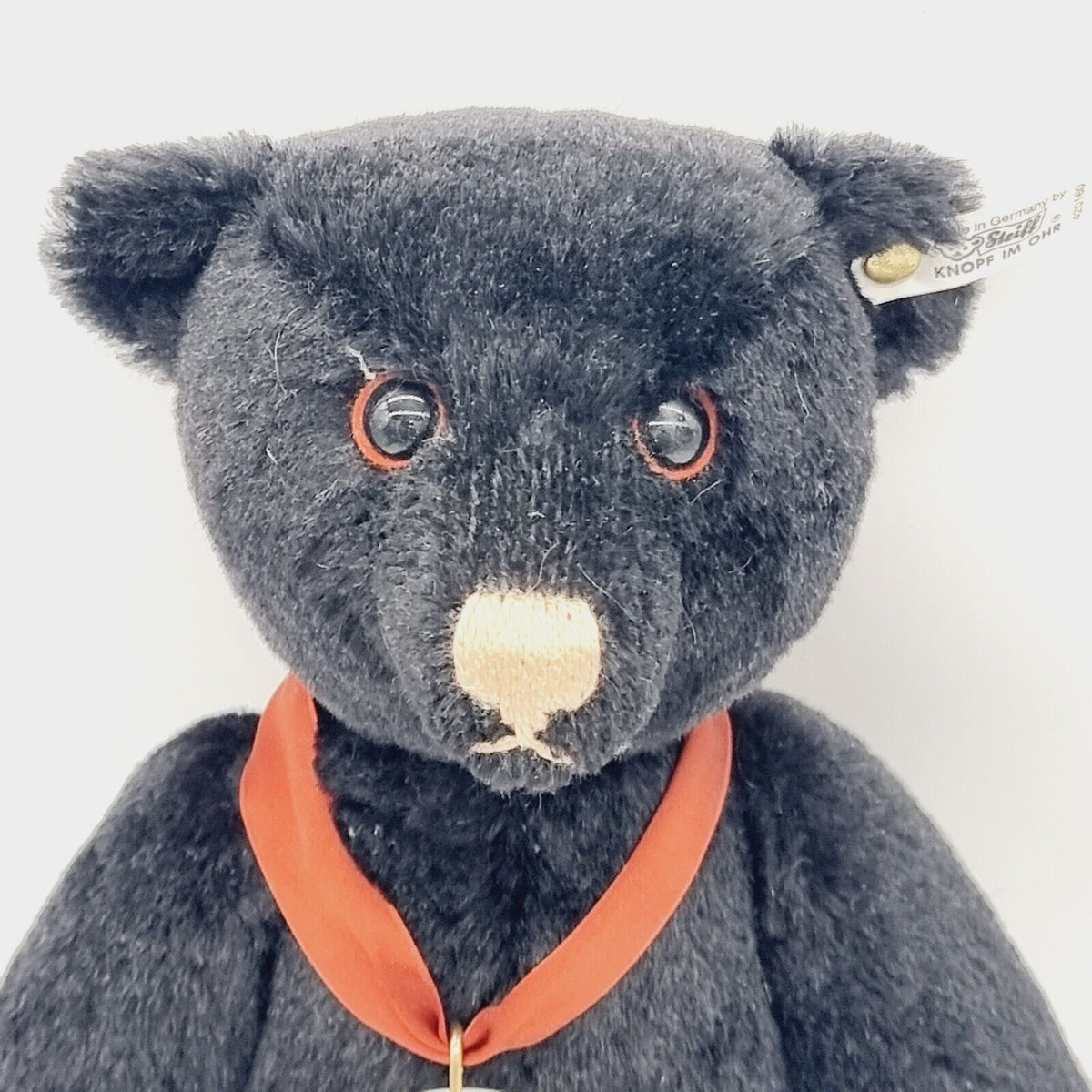 Steiff 420160 Teddybär Club Edition 1999 schwarz 35 cm Mohair