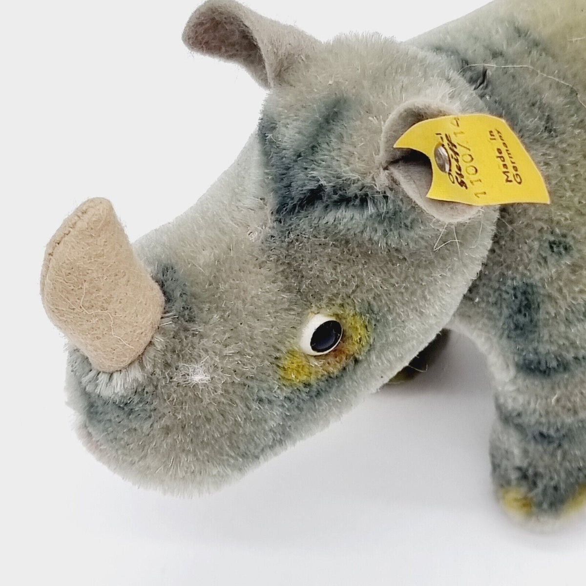 Steiff 1100/14 Nilpferd 14 cm grau