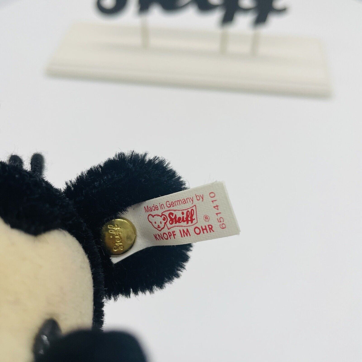Steiff Disney Mickey Maus 651410 limitiert 1928 aus 1998 14cm Mohair