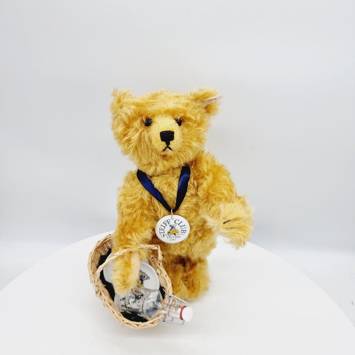 Steiff 420108 Picknick Bär Club Edition 1997/98  34cm limitiert OVP Zertifikat