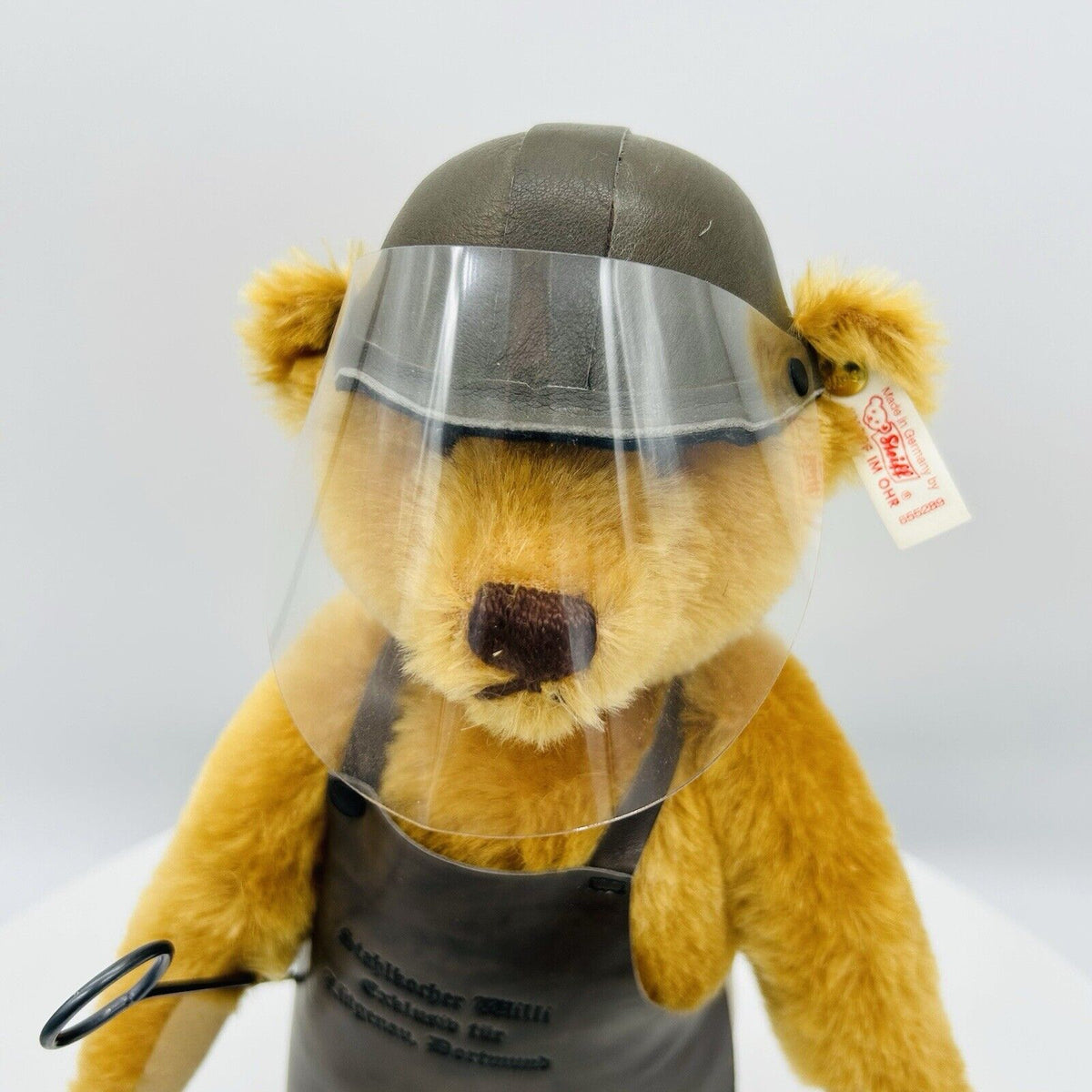 Steiff 655289 Teddybär Willi der Stahlkocher limitiert 1500 aus 1996 35 cm
