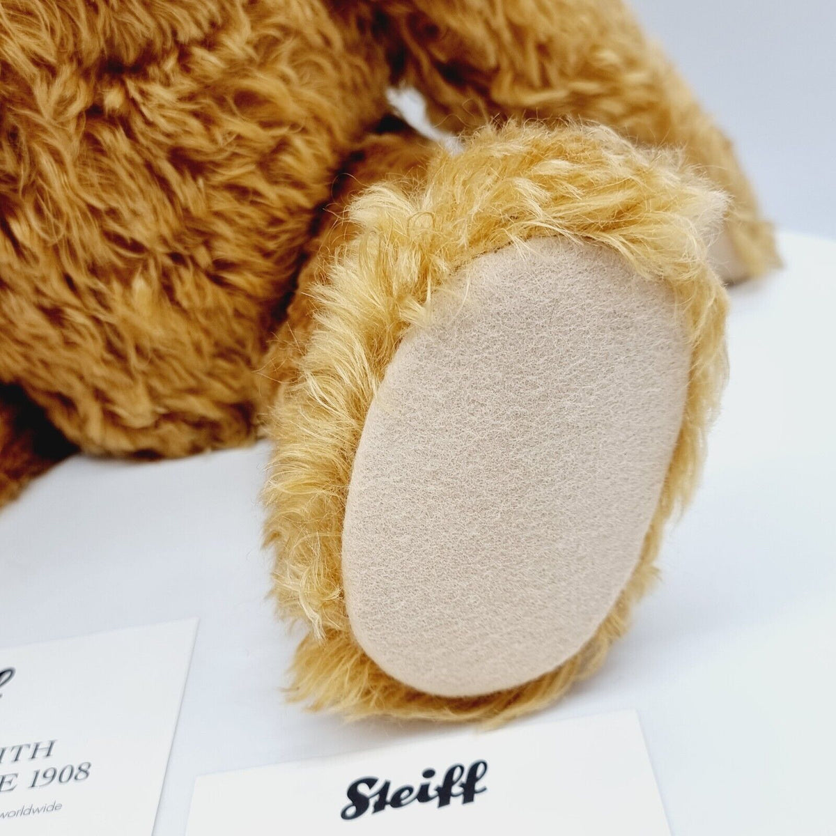 Steiff 408014 Teddybär mit Wärmflasche 1908 Replica limitiert 1908 58 cm Mohair