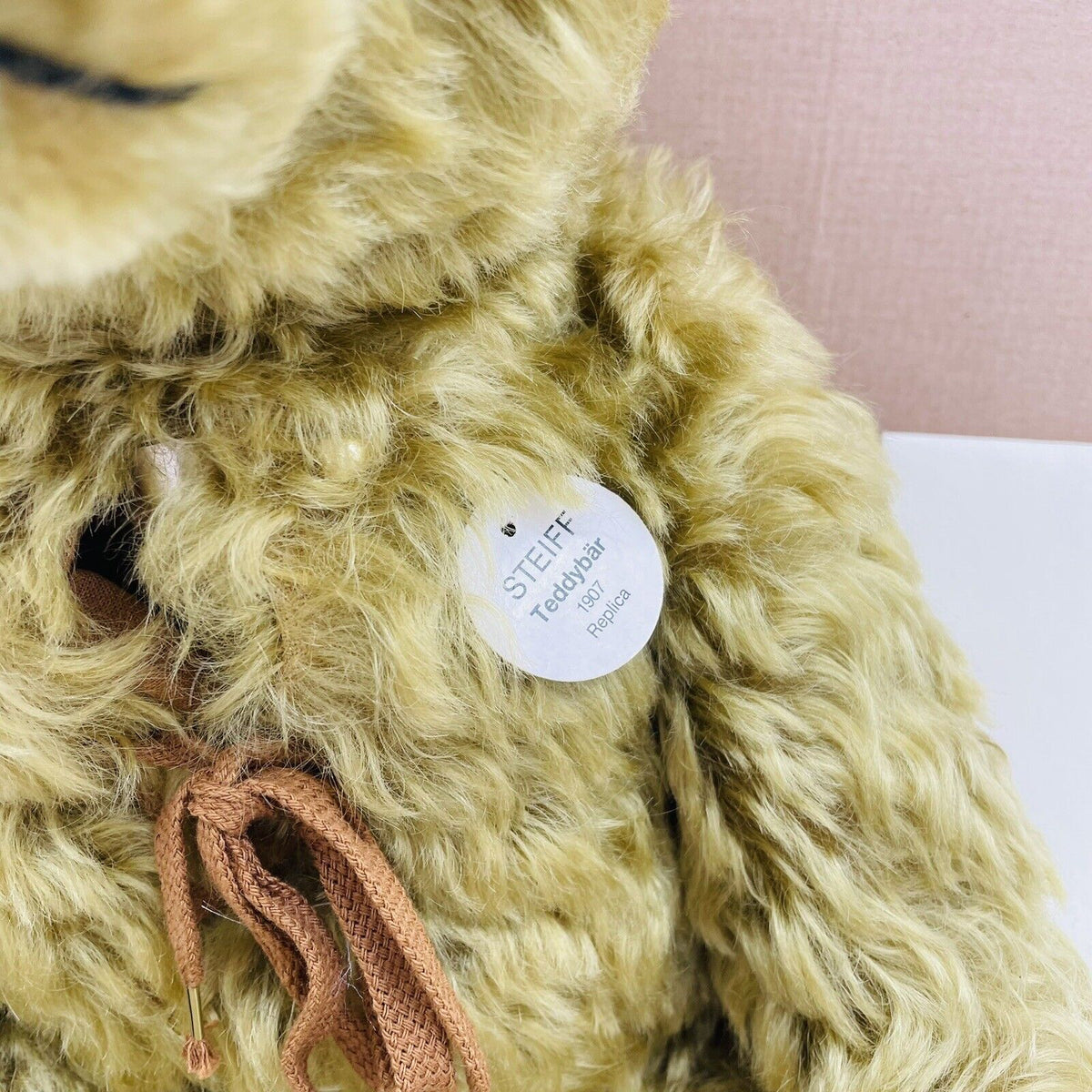 Steiff Teddybär mit Wärmflasche 406621 limitiert 3000 aus 2001 50cm Mohair