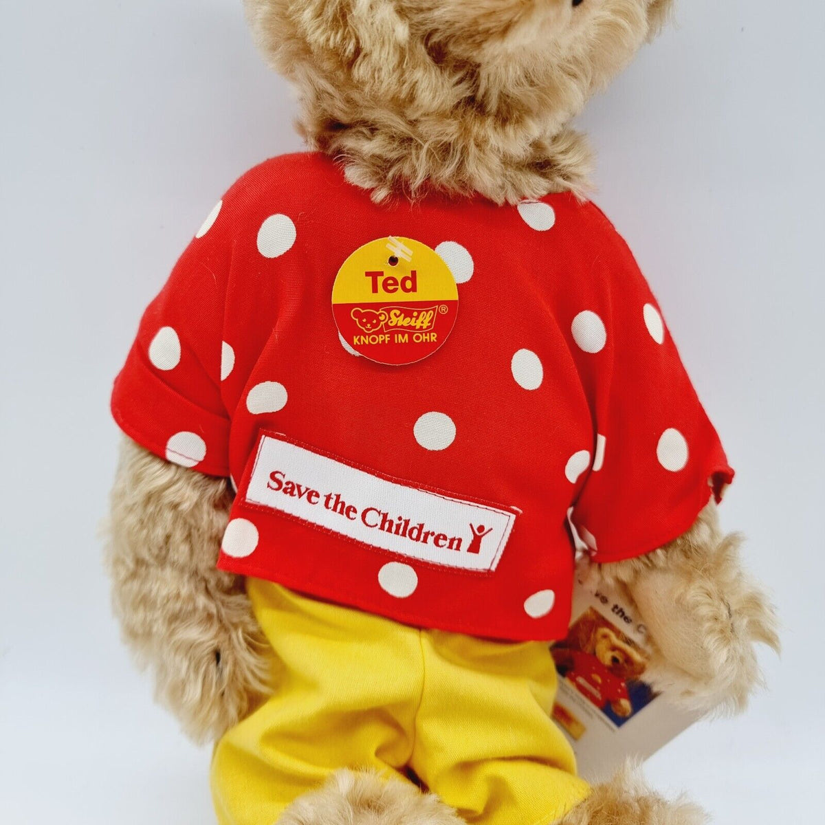 Steiff Teddybär Save the Children 1996 Teddybär 32 cm mit Stimme limitiert 3000