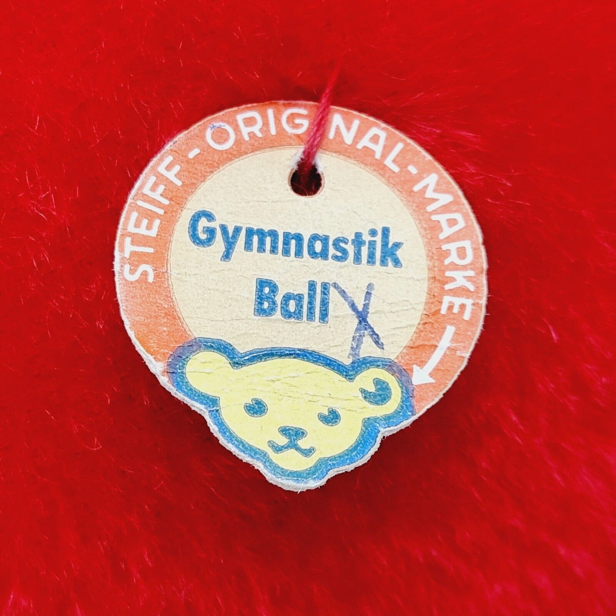 Steiff 6407/25 Gymnastikball 1969-1977 25 cm Mohairplüsch