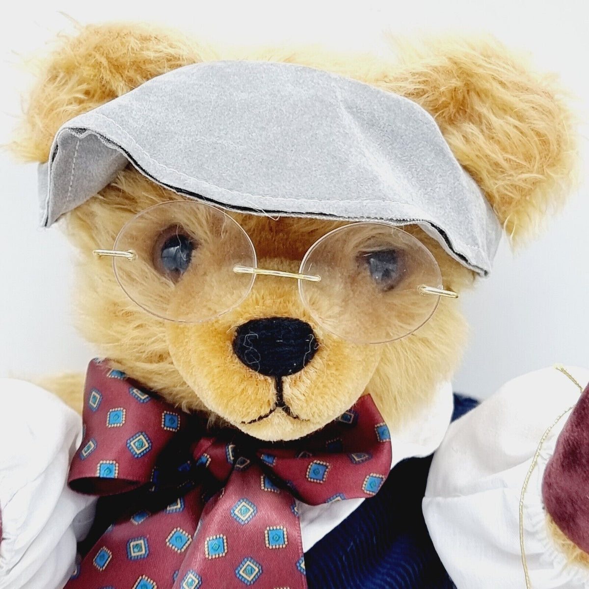 Hermann Teddybär Bänker-Bär Nr. 144 limitiert 500 Mohair Anekdoten-Bär
