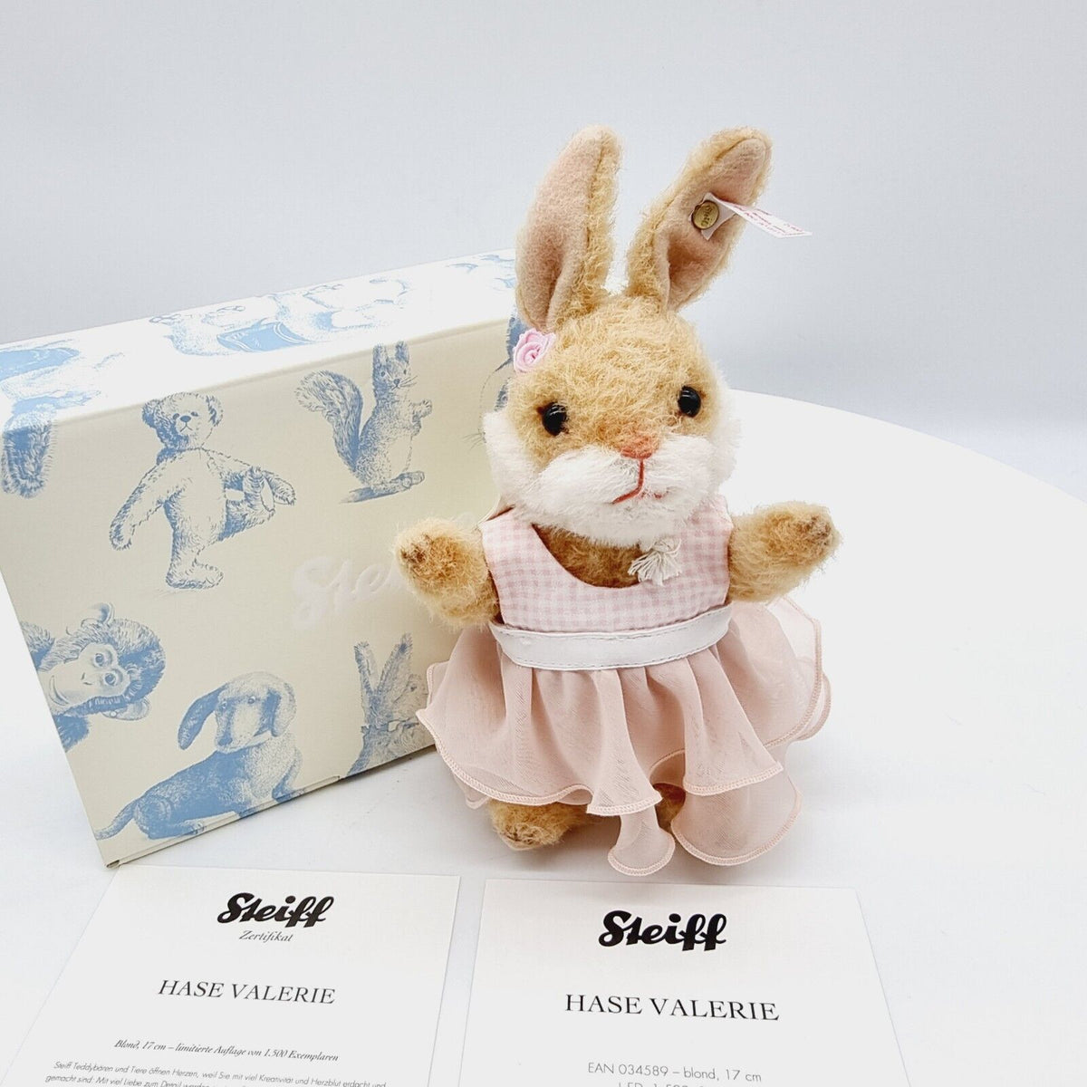 Steiff 034589 Hase Valerie limitiert 1500 aus 2013 17 cm Alpaca