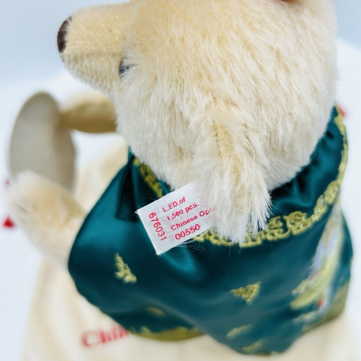 Steiff 676031 Teddybär Chinese Opera limitiert 1500 für Hong Kong aus 2003 32 cm