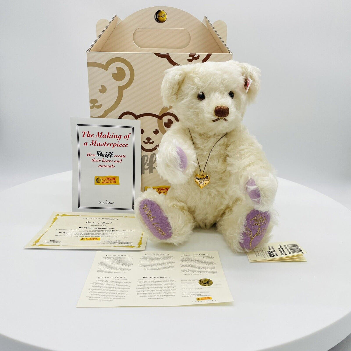Steiff Danbury Mint Teddybär Prinzessin Diana Lady Di 662560 limitiert 30cm