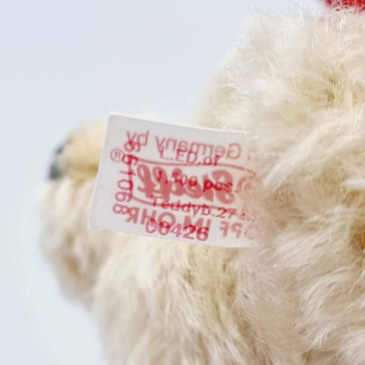 Steiff 661068 Teddybär Saint Nicolaus limitiert 1500 für Belgien 27 cm Mohair