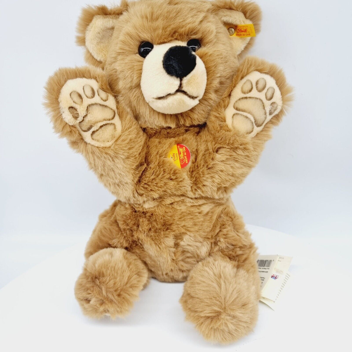 Steiff 022074 Teddybär Molly 40 cm inklusive Etikett Knopf Fahne Brustschild