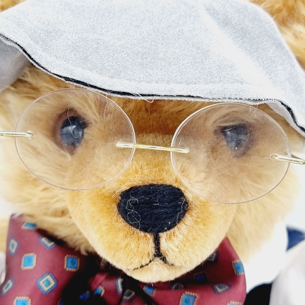 Hermann Teddybär Bänker-Bär Nr. 144 limitiert 500 Mohair Anekdoten-Bär