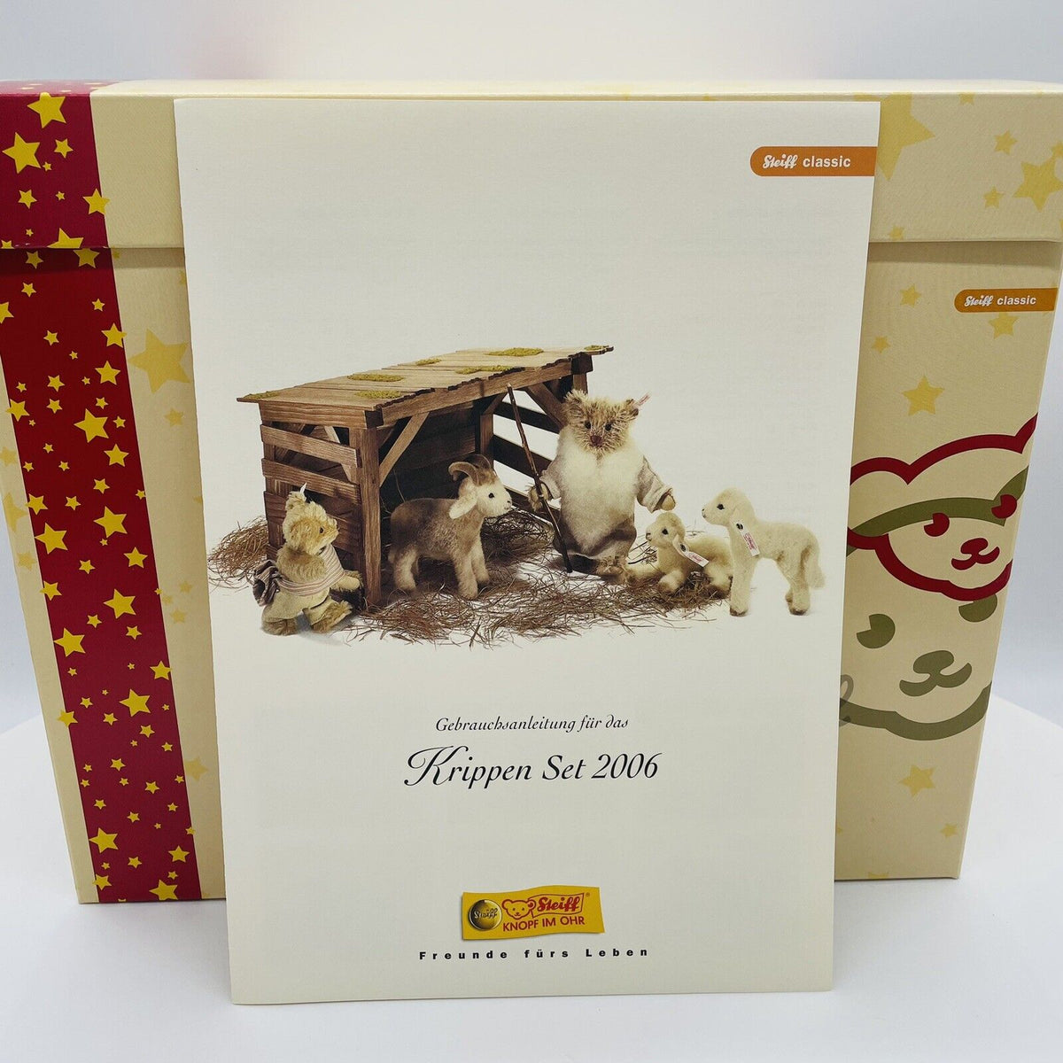 Steiff Krippen Ergänzungsset 037450 limitiert 1000 aus 2006 Mohair