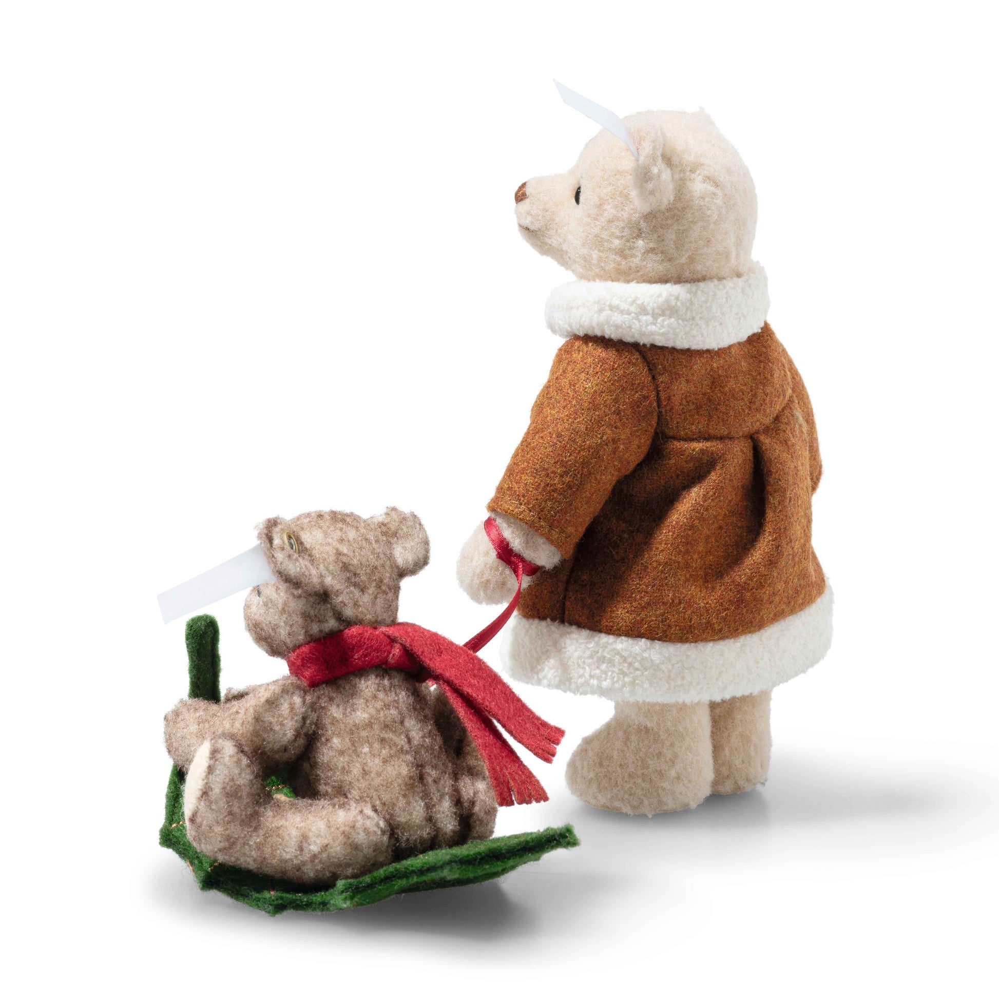Steiff 005862 Mama Teddybär mit Kind im Holly Express