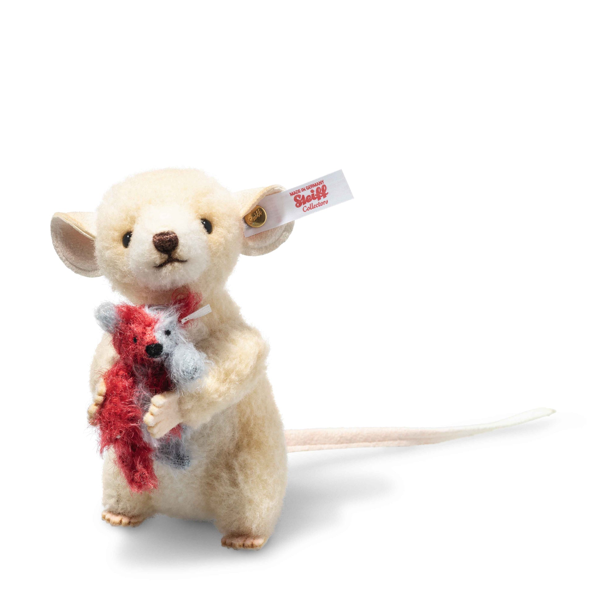 Steiff 007385 Lina Maus mit Harlekin Teddybär 11 cm