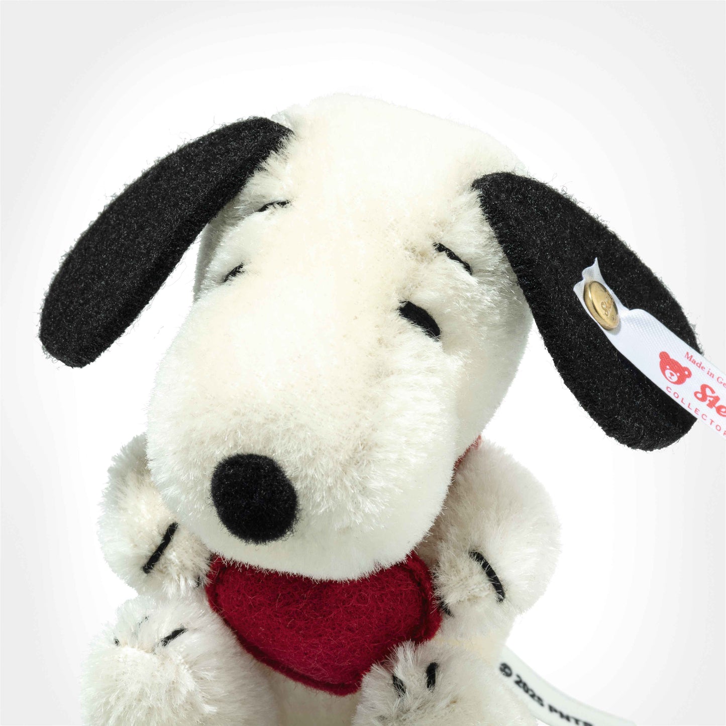 Steiff 356230 Miniatur Snoopy mit Herz 9 cm