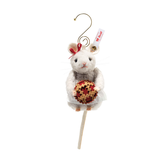 Steiff 005886 Weihnachtsbäckerei Maus Ornament 9 cm
