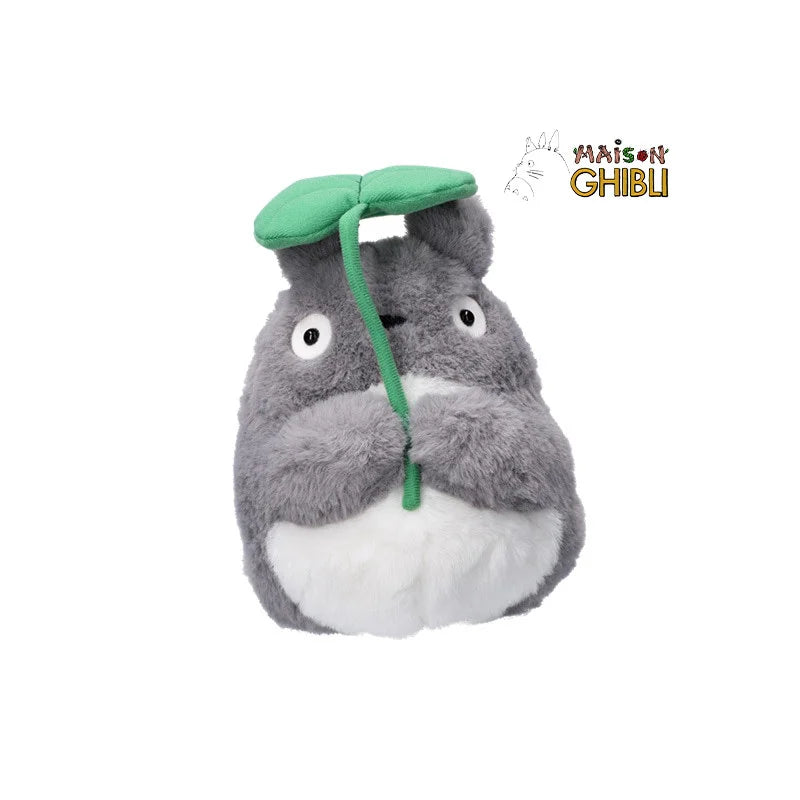 Studio Ghibli Totoro mit Blatt Plüschfigur 21 cm Mein Nachbar Totoro