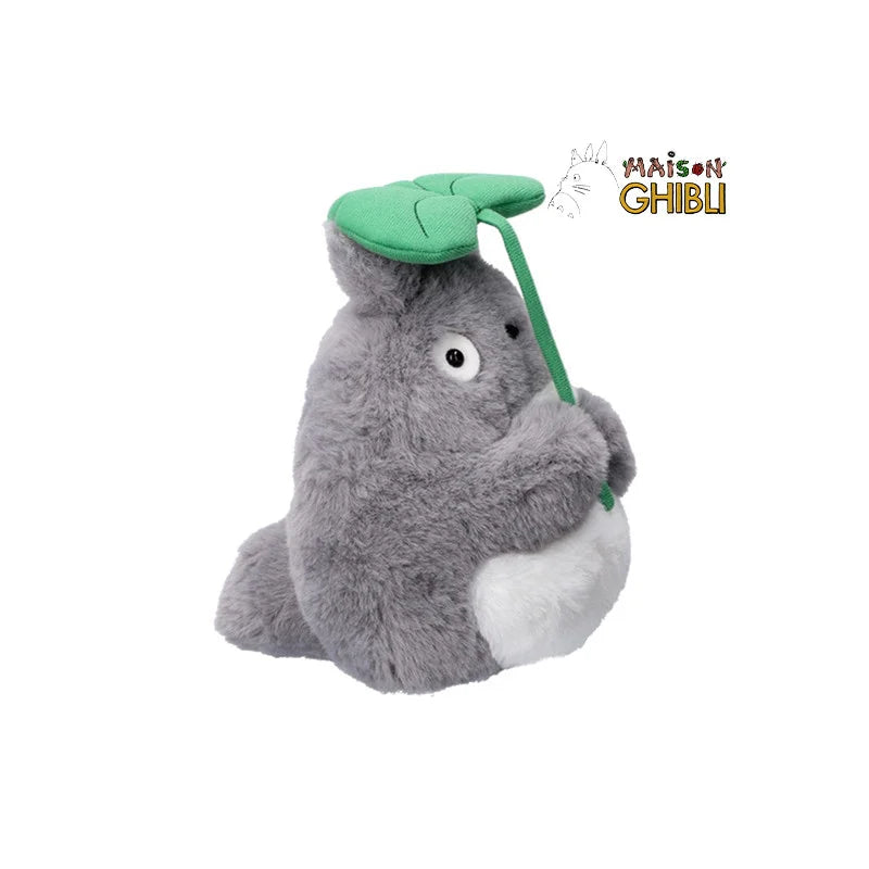 Studio Ghibli Totoro mit Blatt Plüschfigur 21 cm Mein Nachbar Totoro