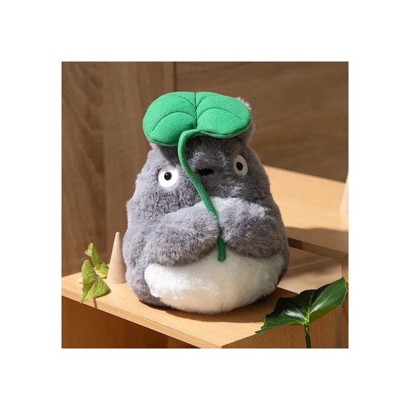 Studio Ghibli Totoro mit Blatt Plüschfigur 21 cm Mein Nachbar Totoro