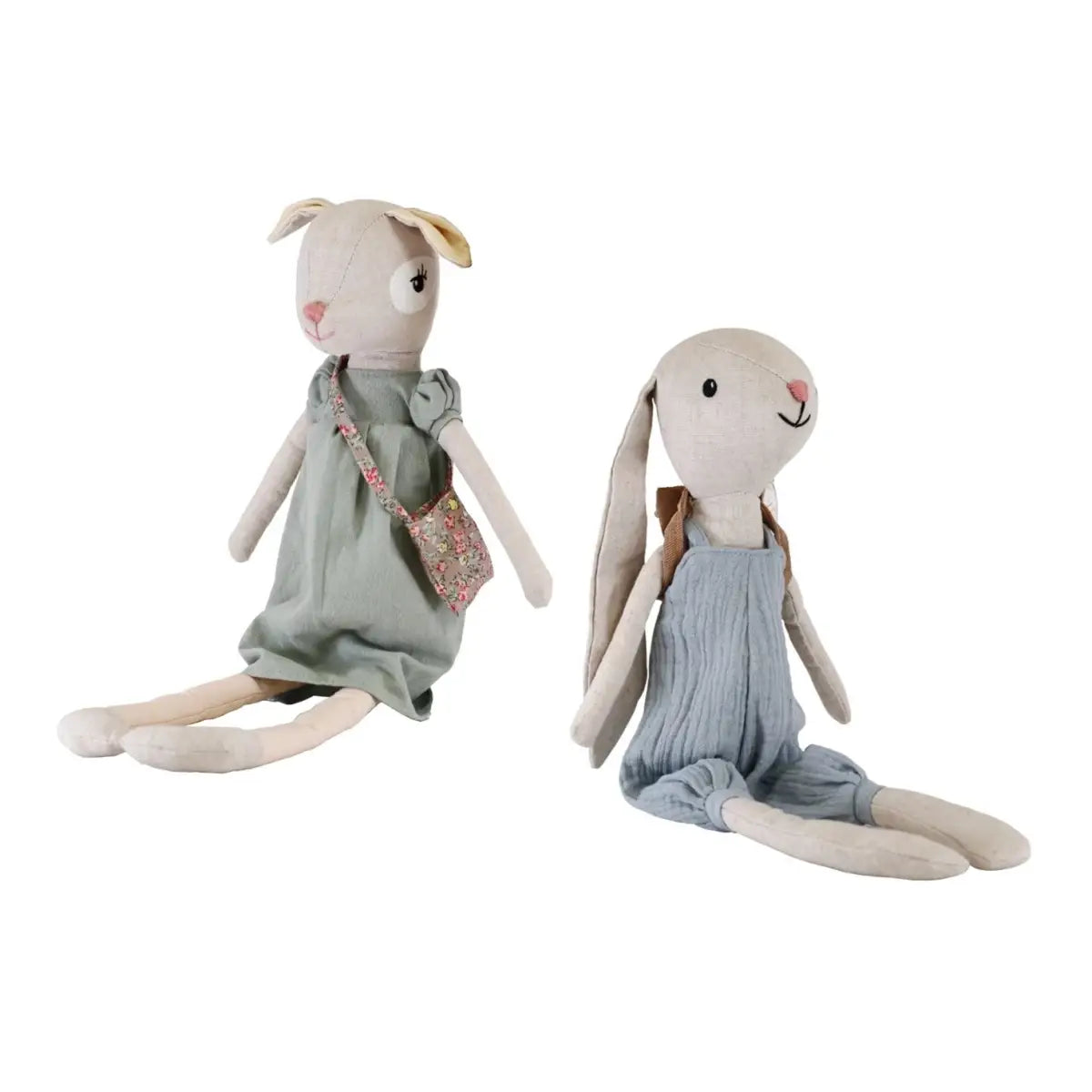 Mea-Living Stoffpuppe Hase Hugo 40 cm