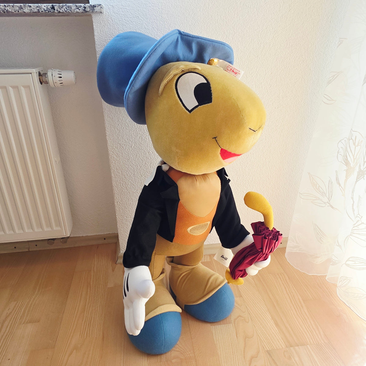 Nr. 1 Steiff 680380 Walt Diney`s Jiminy Cricket 80 cm limitiert 5 Exemplare Jahr 2008