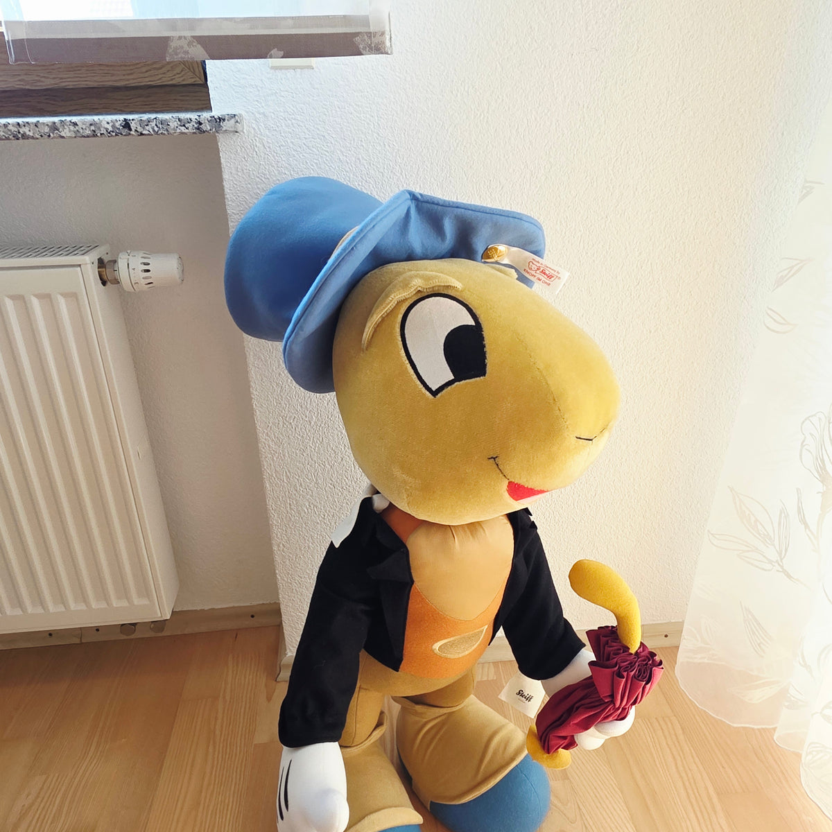 Nr. 1 Steiff 680380 Walt Diney`s Jiminy Cricket 80 cm limitiert 5 Exemplare Jahr 2008