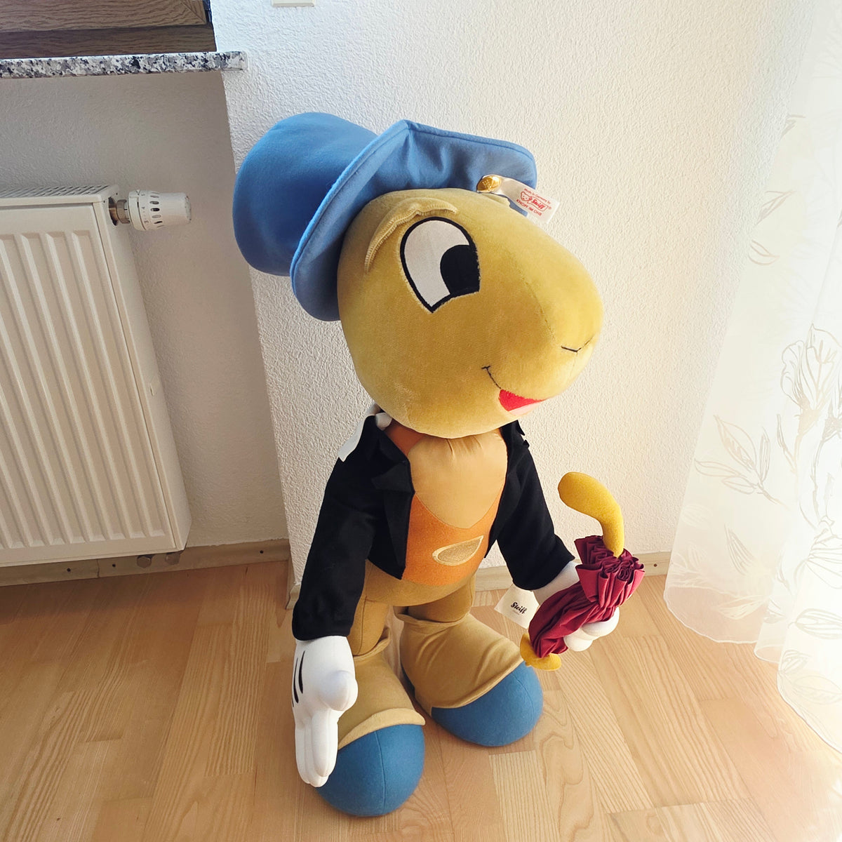 Nr. 1 Steiff 680380 Walt Diney`s Jiminy Cricket 80 cm limitiert 5 Exemplare Jahr 2008