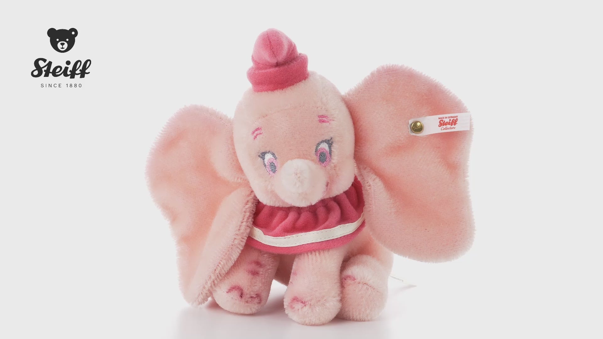 Steiff 356100 Disney Dumbo pink 13 cm Mohair