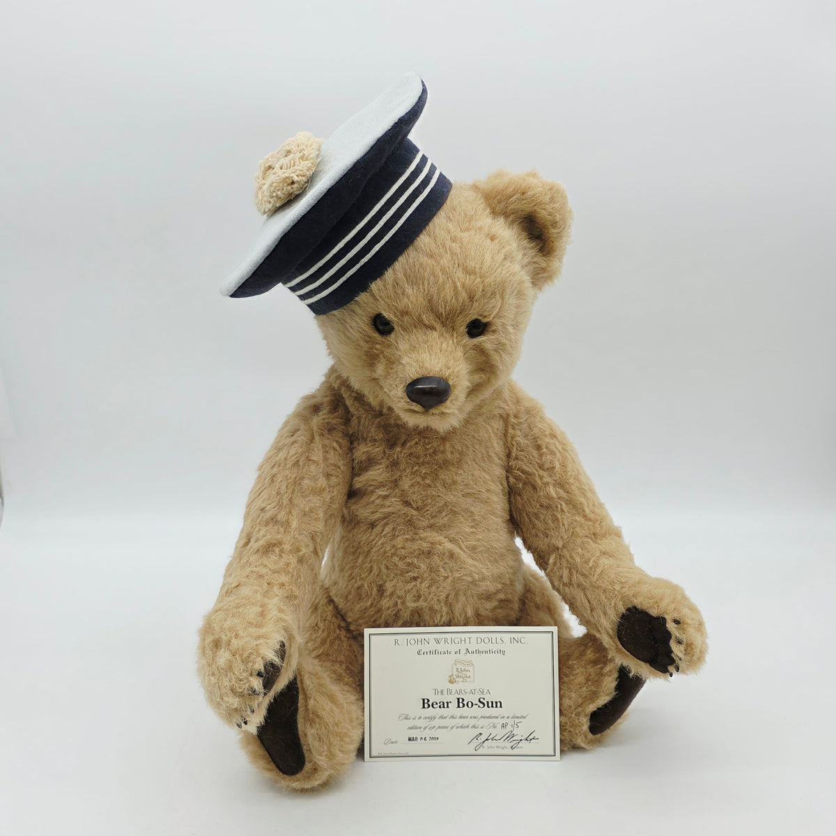 R. John Wright Bear Bo-Sun Teddybär 53 cm limitiert