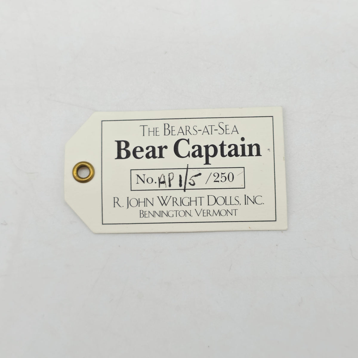 R. John Wright Bear Captain Teddybär 55 cm limitiert